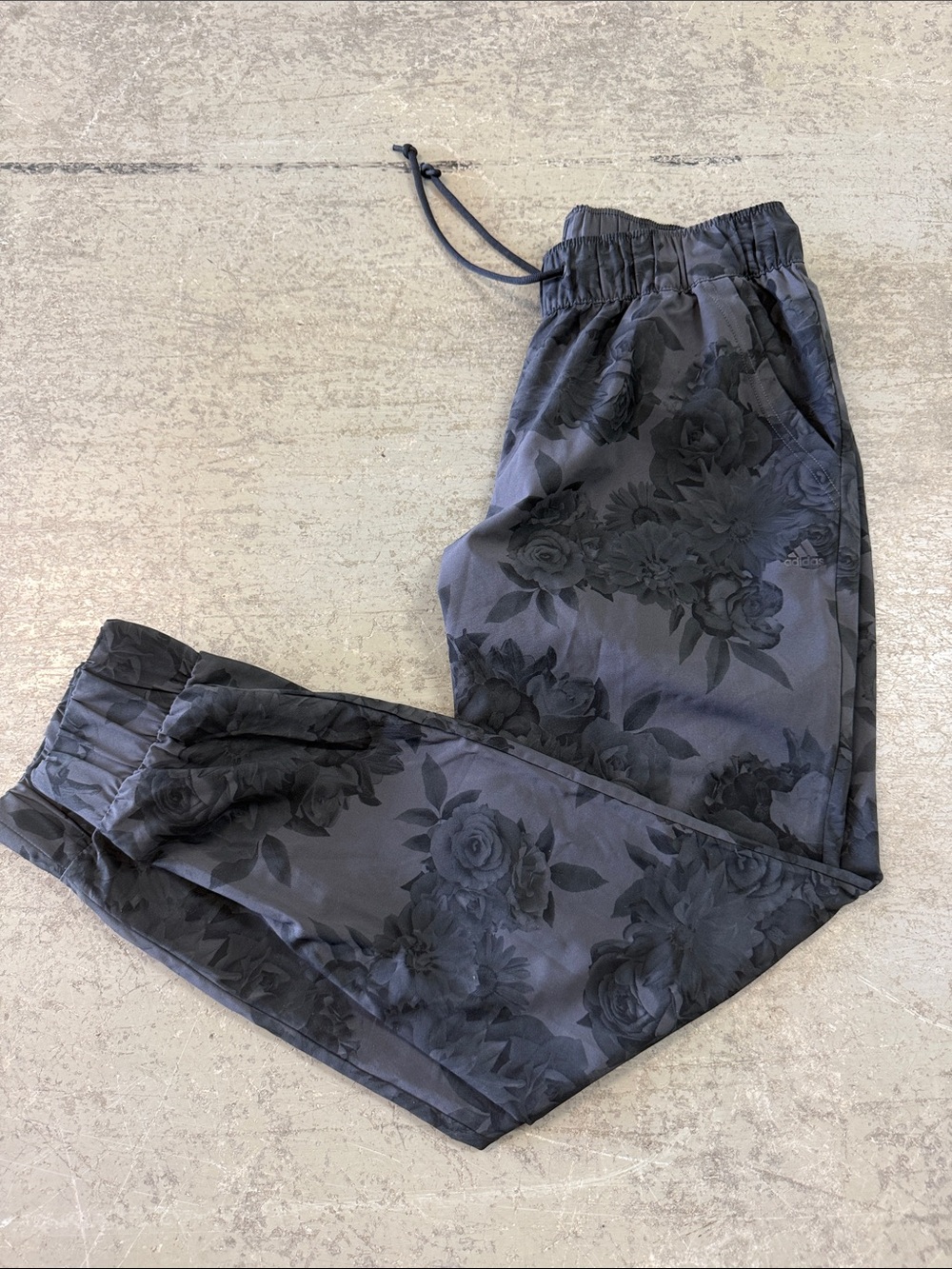 adidas Black Floral Jogger Pants